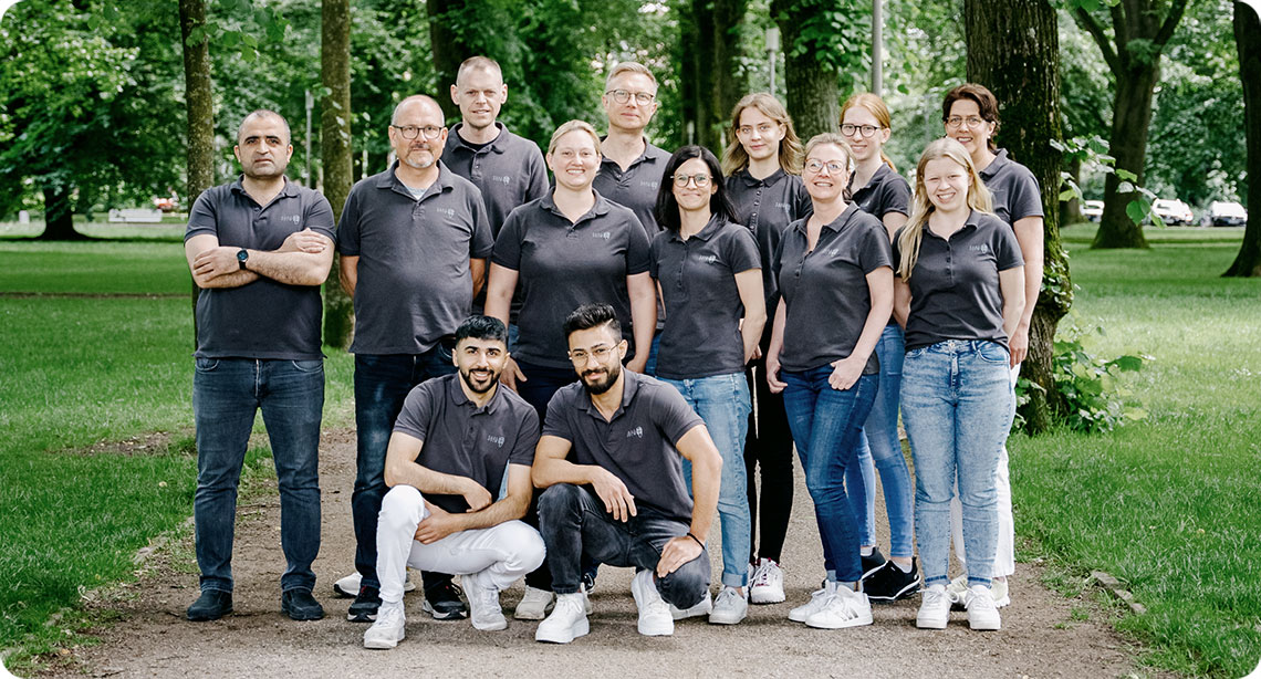 Team des zahntechnischen Meisterlabors im MVZ Rage-Holm in Bocholt